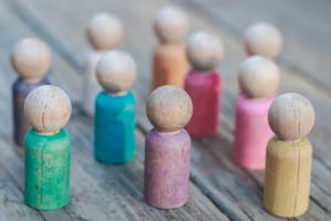 Wooden Peg People Toys - Foto di Holly Michele Fotolia